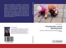 Buchcover von Preschoolers social development