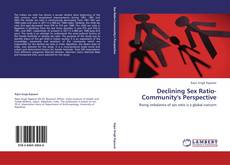 Couverture de Declining Sex Ratio-Community's Perspective