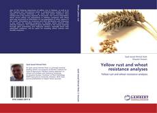 Capa do livro de Yellow rust and wheat resistance analyses 