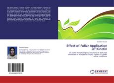 Capa do livro de Effect of Foliar Application of Kinetin 