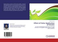 Couverture de Effect of Foliar Application of Kinetin