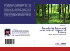 Buchcover von Reproductive Biology and conservation of Endangered balsams