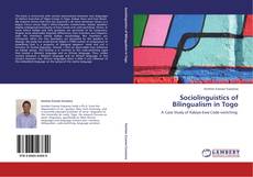Capa do livro de Sociolinguistics of Bilingualism in Togo 