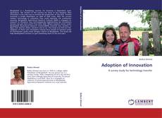 Capa do livro de Adoption of Innovation 