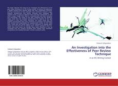 Portada del libro de An Investigation into the Effectiveness of Peer Review Technique