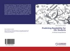 Predicting Readability for ESL Students kitap kapağı
