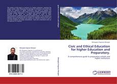 Portada del libro de Civic and Ethical Education for higher Education and Preparatory.