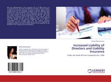 Couverture de Increased Liability of Directors and Liability Insurance