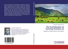 Couverture de The Contribution of Farming Practices to
