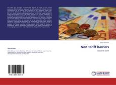 Bookcover of Non-tariff barriers