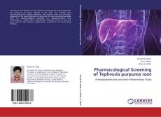 Pharmacological Screening of Tephrosia purpurea root kitap kapağı