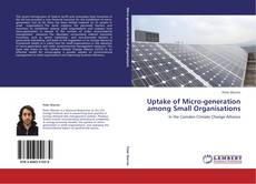 Capa do livro de Uptake of Micro-generation among Small Organisations 