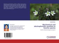 Copertina di Biochemical and electrophoretic variation in Swertia species