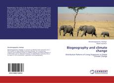 Couverture de Biogeography and climate change