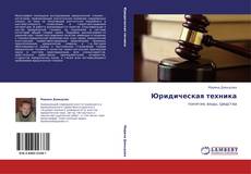 Юридическая техника kitap kapağı