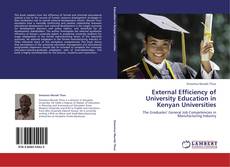 Обложка External Efficiency of University Education in Kenyan Universities