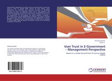 Buchcover von User Trust in E-Government – Management Perspective