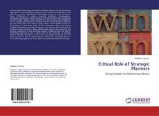 Critical Role of Strategic Planners kitap kapağı