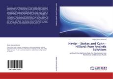 Capa do livro de Navier - Stokes and Cahn - Hilliard: Pure Analytic Solutions 