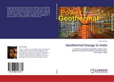 Buchcover von Geothermal Energy in India