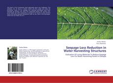 Обложка Seepage Loss Reduction in Water Harvesting Structures