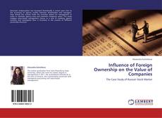 Buchcover von Influence of Foreign Ownership on the Value of Companies