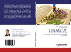 Couverture de In vitro cultures of   Salvia officinalis L.