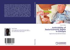 Justiciability of  Socio-Economic Rights  in Ethiopia kitap kapağı