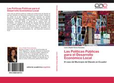 Capa do livro de Las Políticas Públicas para el Desarrollo Económico Local 