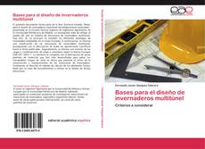 Capa do livro de Bases para el diseño de invernaderos multitúnel 