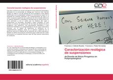 Buchcover von Caracterización reológica de suspensiones