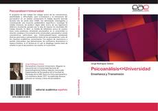 Bookcover of Psicoanálisis<>Universidad