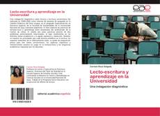 Lecto-escritura y aprendizaje en la Universidad kitap kapağı