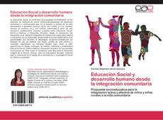 Portada del libro de Educación Social y desarrollo humano desde la integración comunitaria