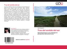 Capa do livro de Tras del sentido del ser 