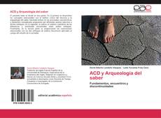 Обложка ACD y Arqueología del saber
