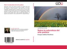 Portada del libro de Sobre la naturaleza del arte poético