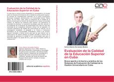 Capa do livro de Evaluación de la Calidad de la Educación Superior en Cuba 