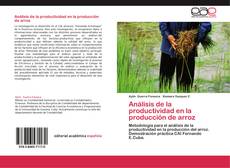 Portada del libro de Análisis de la productividad en la producción de arroz