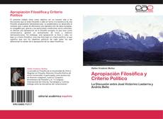 Bookcover of Apropiación Filosófica y Criterio Político