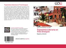 Toponimia Literaria en Tres Ensayos kitap kapağı