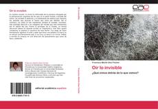 Buchcover von Oír lo invisible