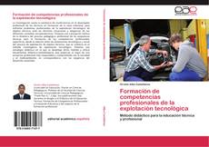 Capa do livro de Formación de competencias profesionales de la explotación tecnológica 