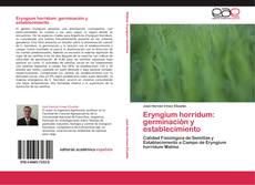 Buchcover von Eryngium horridum: germinación y establecimiento