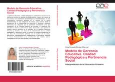 Capa do livro de Modelo de Gerencia Educativa. Calidad Pedagógica y Pertinencia Social 