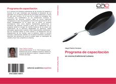 Capa do livro de Programa de capacitación 