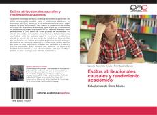 Bookcover of Estilos atribucionales causales y rendimiento académico