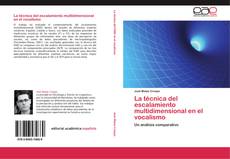 Buchcover von La técnica del escalamiento multidimensional en el vocalismo