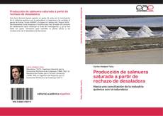 Buchcover von Producción de salmuera saturada a partir de rechazo de desaladora