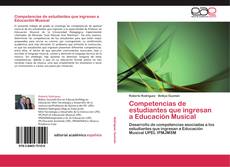 Capa do livro de Competencias de estudiantes que ingresan a Educación Musical 